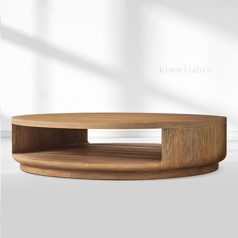 Cirglam  Open Round Coffee Table