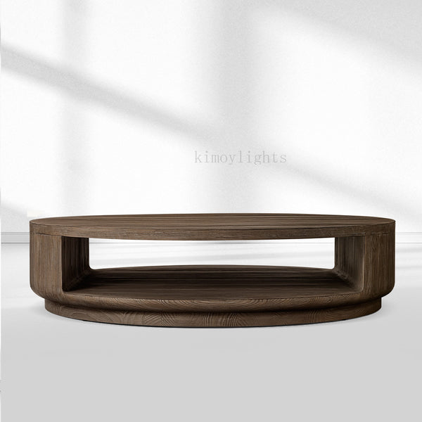 Cirglam  Open Round Coffee Table