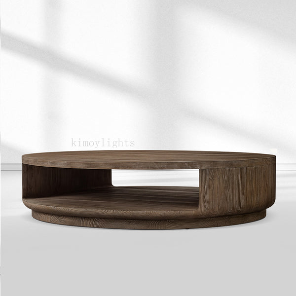 Cirglam  Open Round Coffee Table