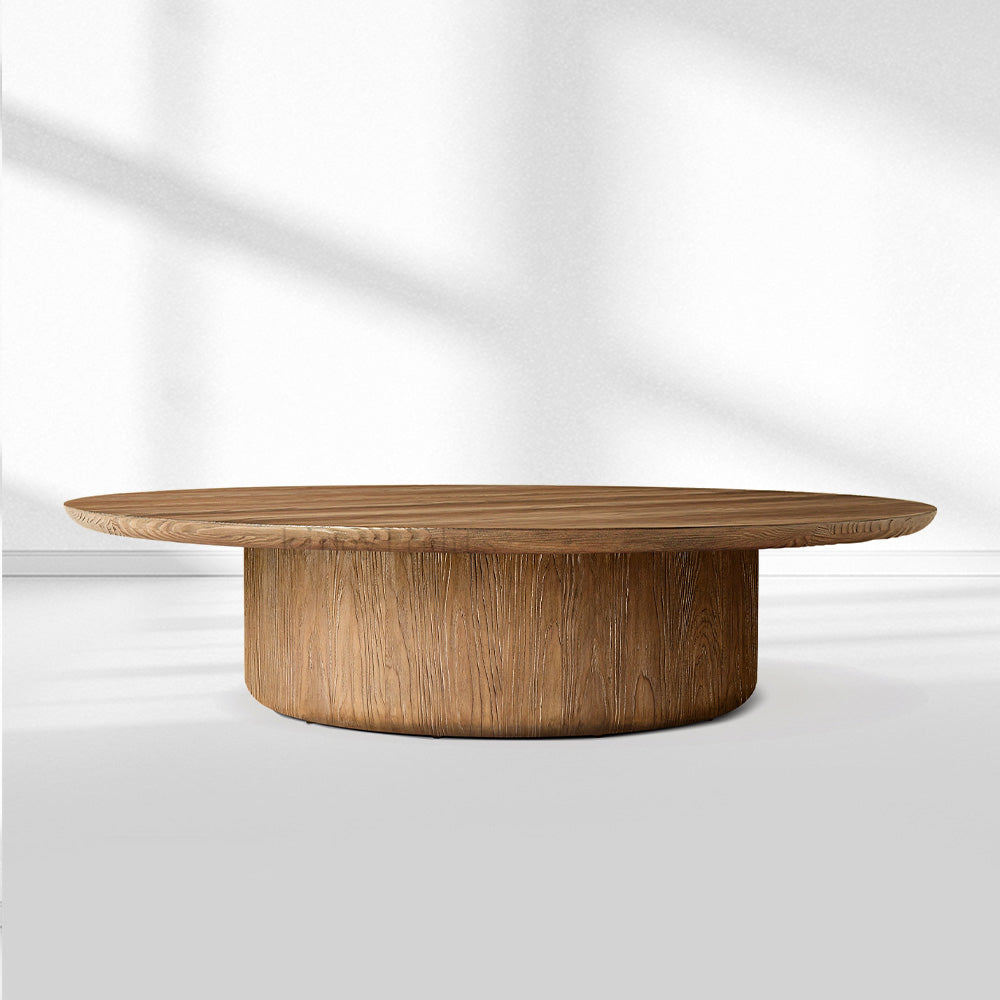 Cirglam Pedestal Round Coffee Table