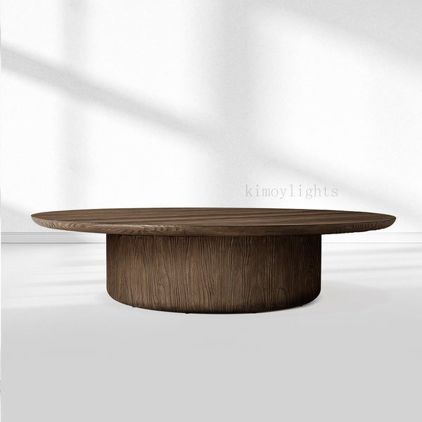 Cirglam Pedestal Round Coffee Table