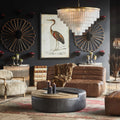 Claira Glass Round Multi-layer Chandelier - kimoyights