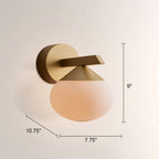 Cosmo Geometric Globe Wall Sconce
