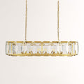 Kiko Crystal Rectangular Chandelier 62"