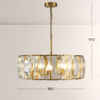 Kiko Crystal Round Chandelier 31"