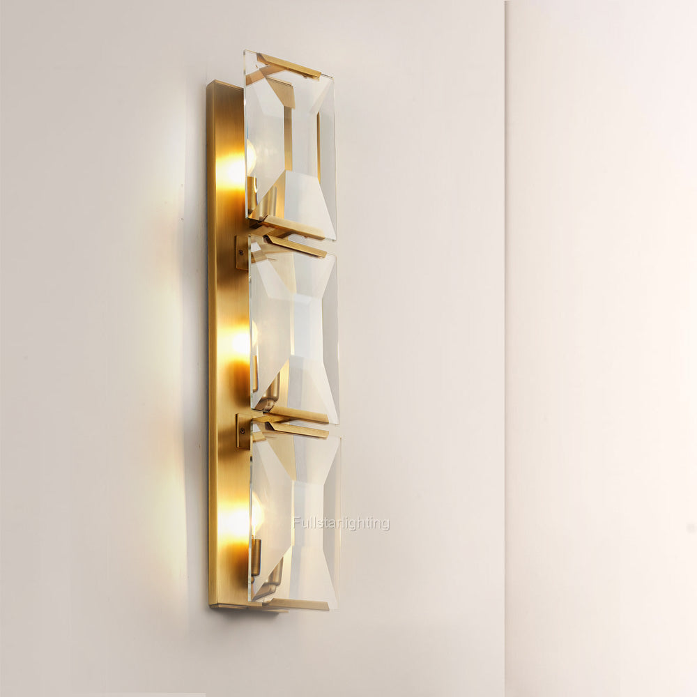 Kiko Crystal Triple Wall Sconce