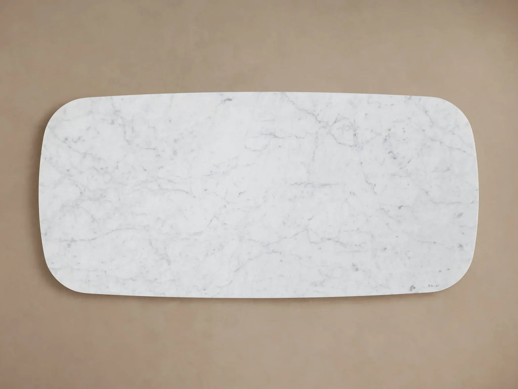 Danny Coffee Table Oak with Marble Top Modern Living Furniture