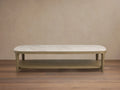 Danny Coffee Table Oak with Marble Top Modern Living Furniture