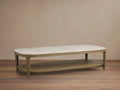 Danny Coffee Table Oak with Marble Top Modern Living Furniture