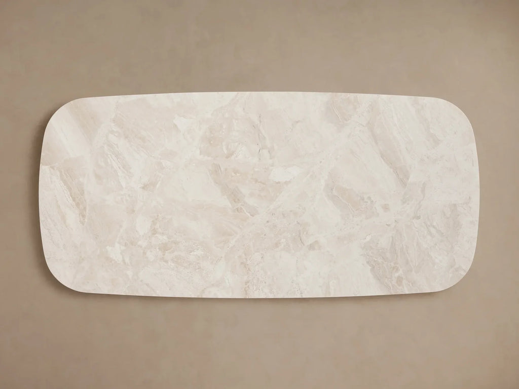 Danny Coffee Table Oak with Marble Top Modern Living Furniture
