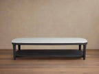 Danny Coffee Table Oak with Marble Top Modern Living Furniture