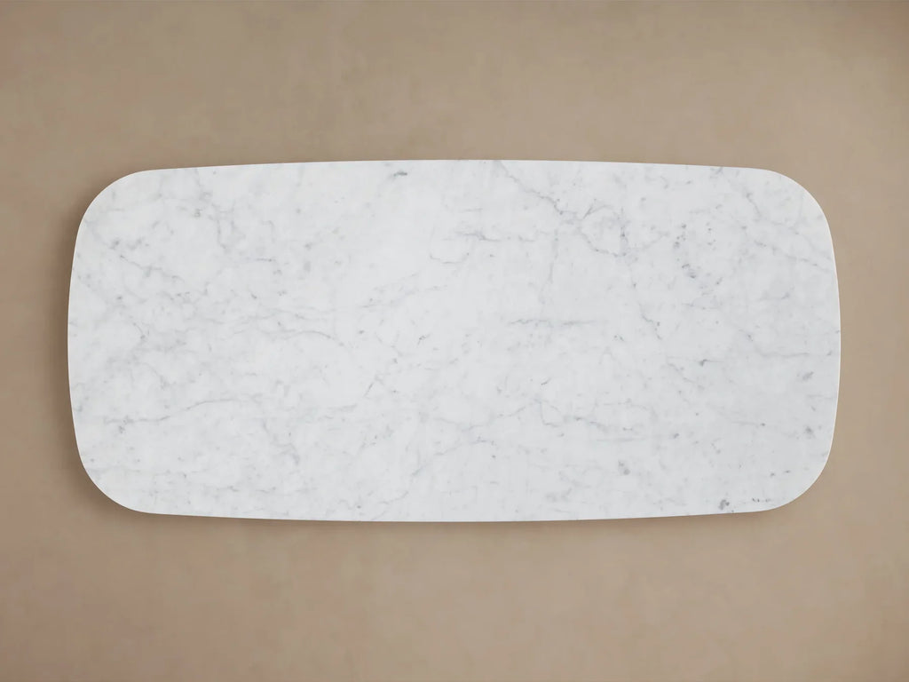 Danny Coffee Table Oak with Marble Top Modern Living Furniture