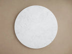 Danny Round Coffee Table Oak Wood Marble Top Contemporary Style