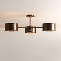Daphna 3-Light Metal Semi-Flush Mount