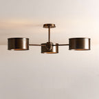Daphna 3-Light Metal Semi-Flush Mount