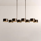 Daphna Linear Metal Drum Chandelier