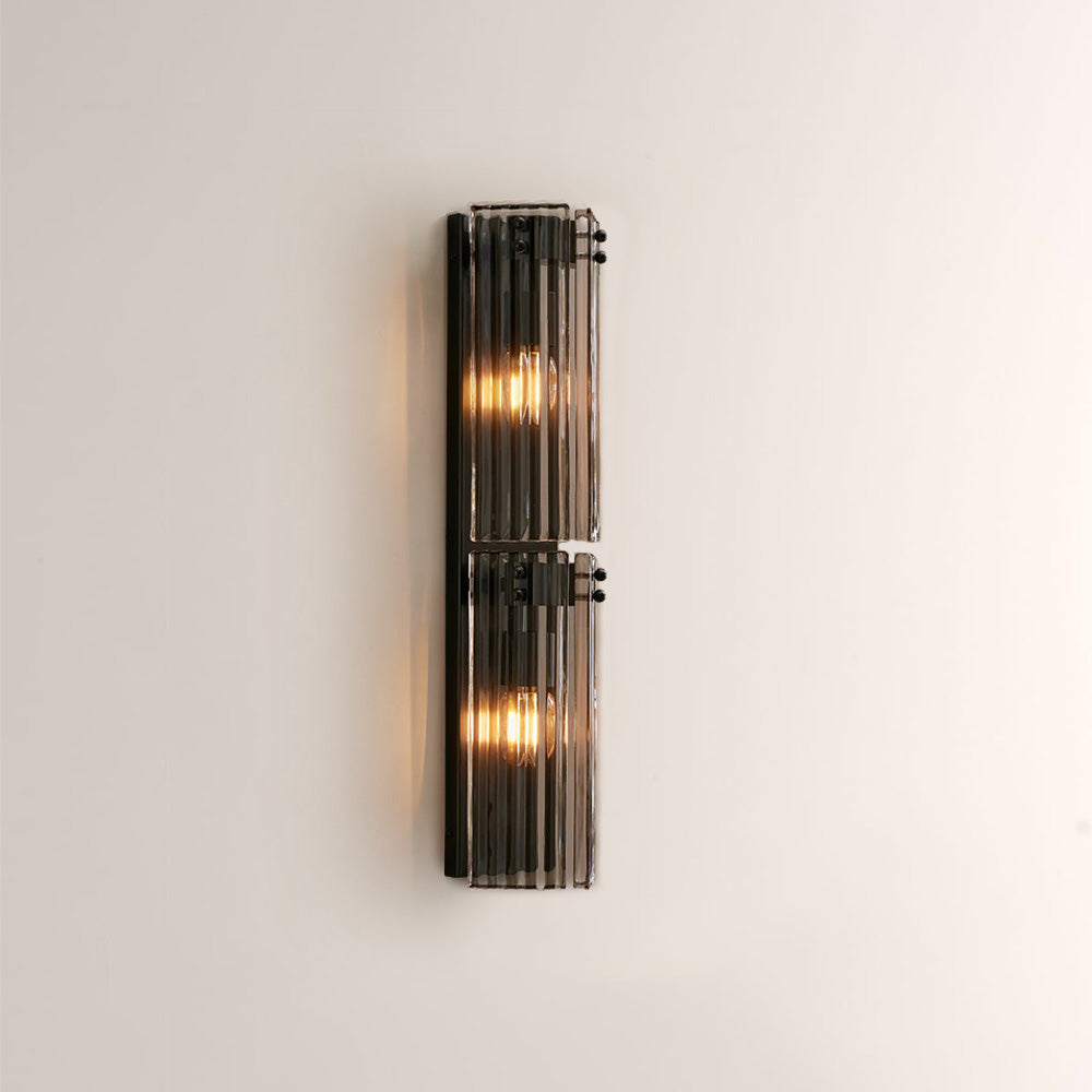 Delsia Fluted Glass Wall Sconce