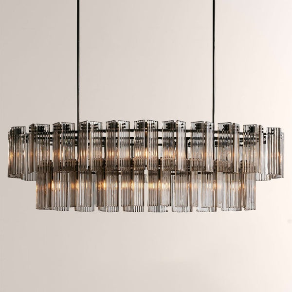 Delsie Oval Glass Chandelier 51''63''72''