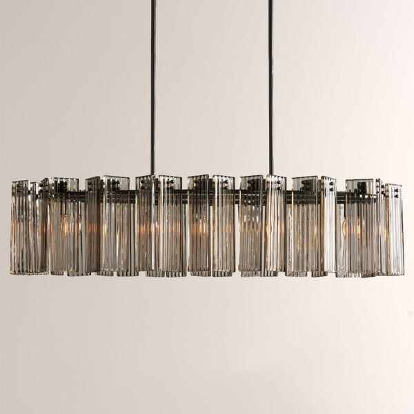 Delsie Oval Glass Chandelier 51''63''72''