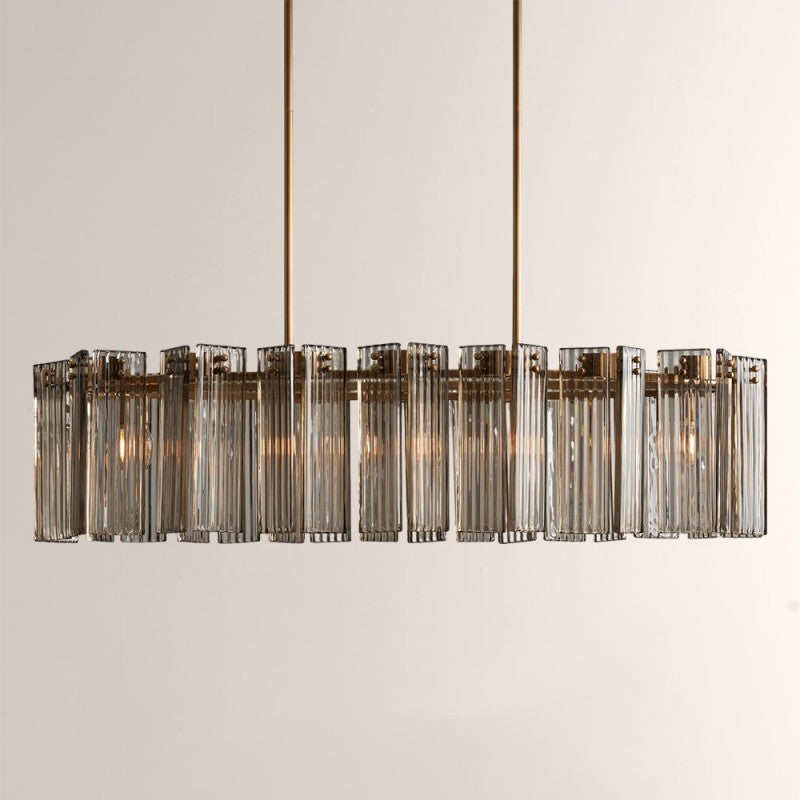 Delsie Oval Glass Chandelier 51''63''72''