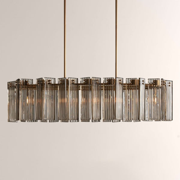 Delsie Oval Glass Chandelier 51''63''72''
