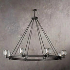 Demaret Round Crystal Chandelier 60"