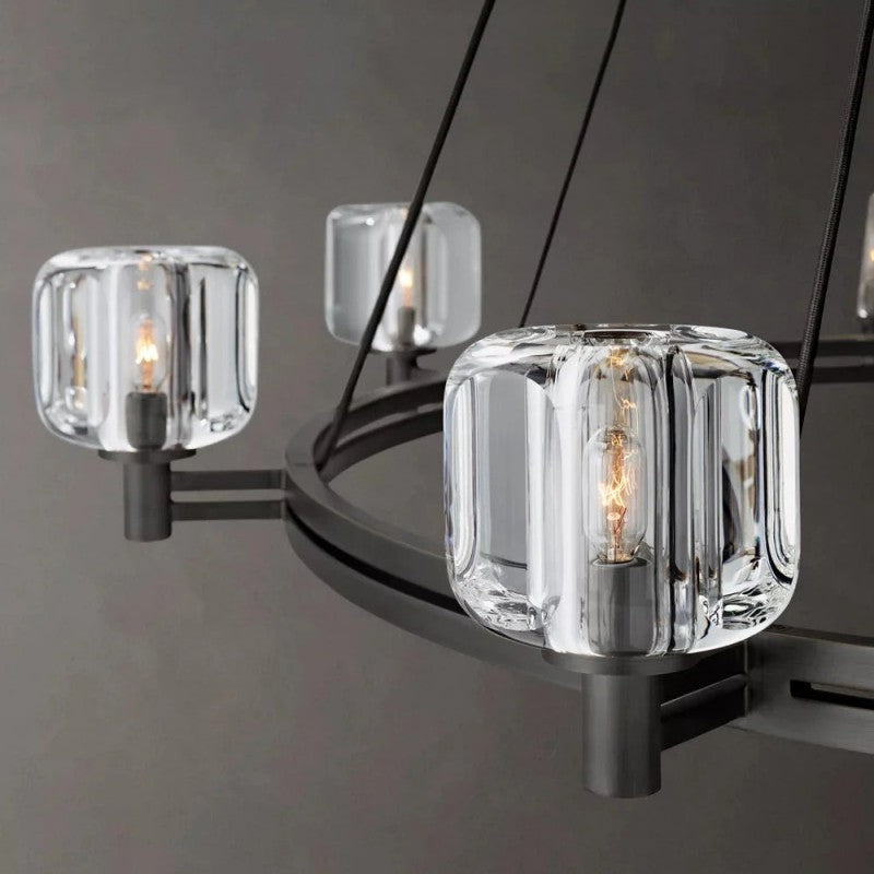 Demaret Round Crystal Chandelier 60"
