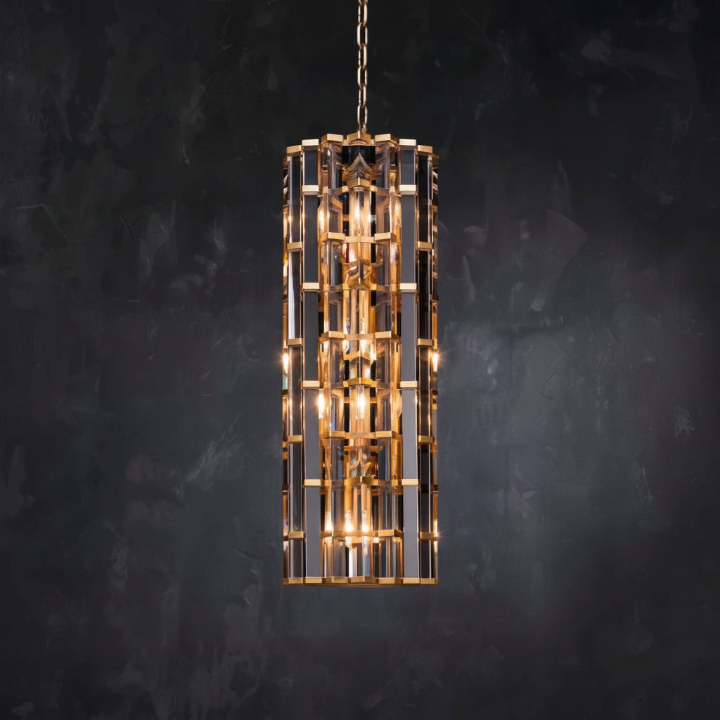 Dora Glass Round Chandelier - Kimoylights