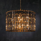 Dora Glass Round Chandelier -kimoylights