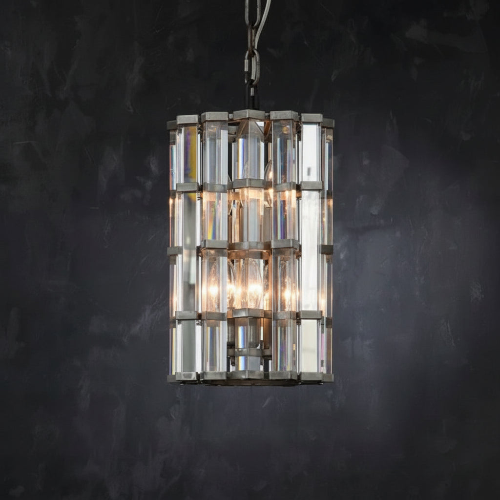 Dora Glass Round Chandelier - kimoylights