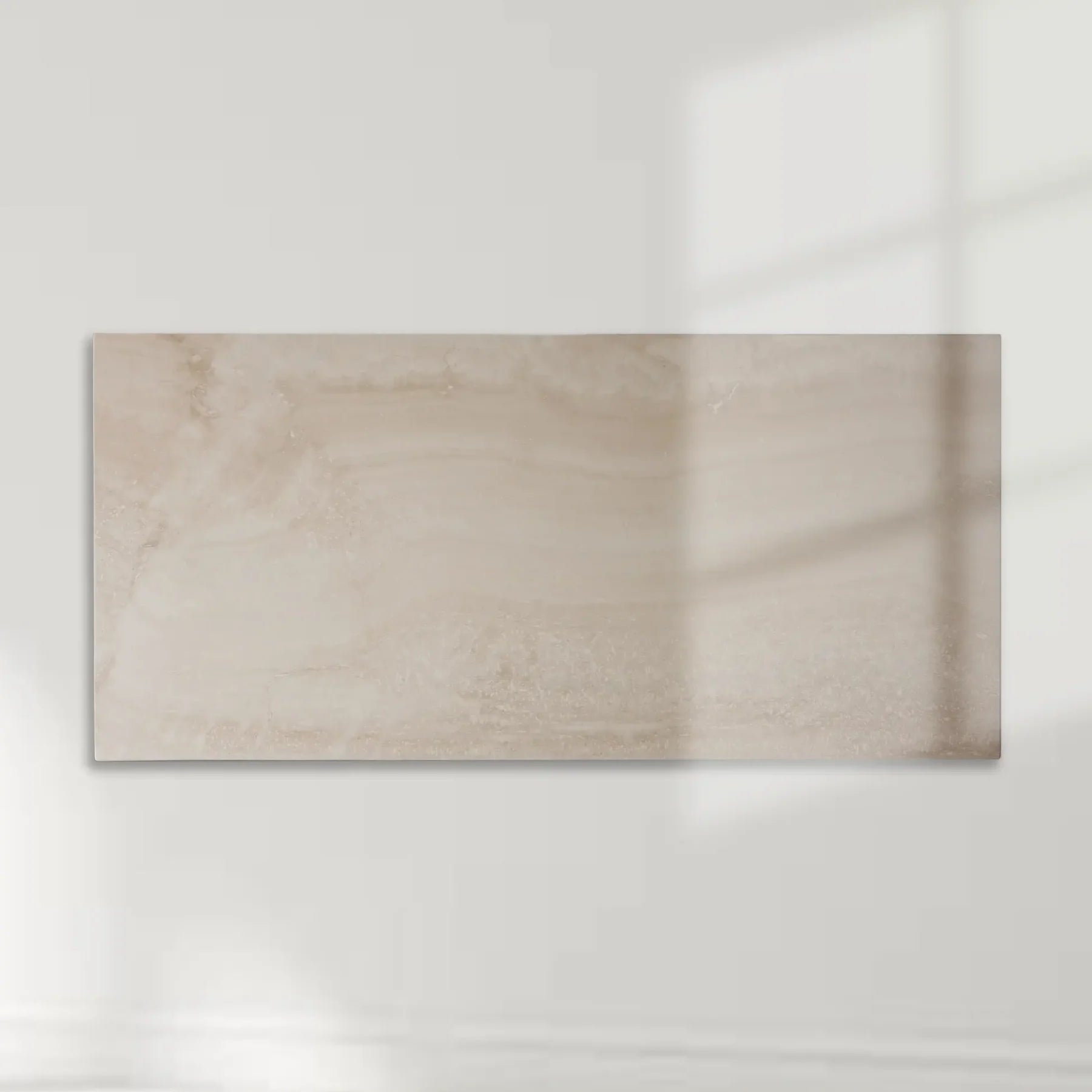 Elara Solid Travertine Pedestal Coffee Table