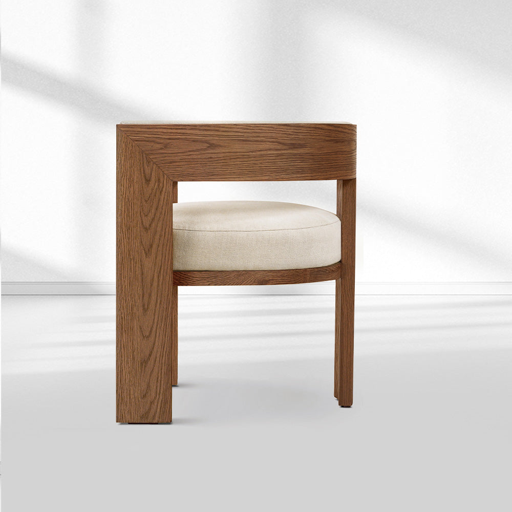 Elgin Fabric Dining Armchair