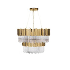Empire Decorative 2-tier Round Chandelier -kimoylights