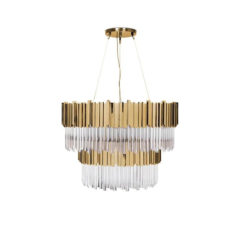 Empire Decorative 2-tier Round Chandelier -kimoylights