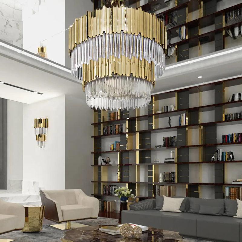 Empire Decorative 2-tier Round Chandelier - kimoylights