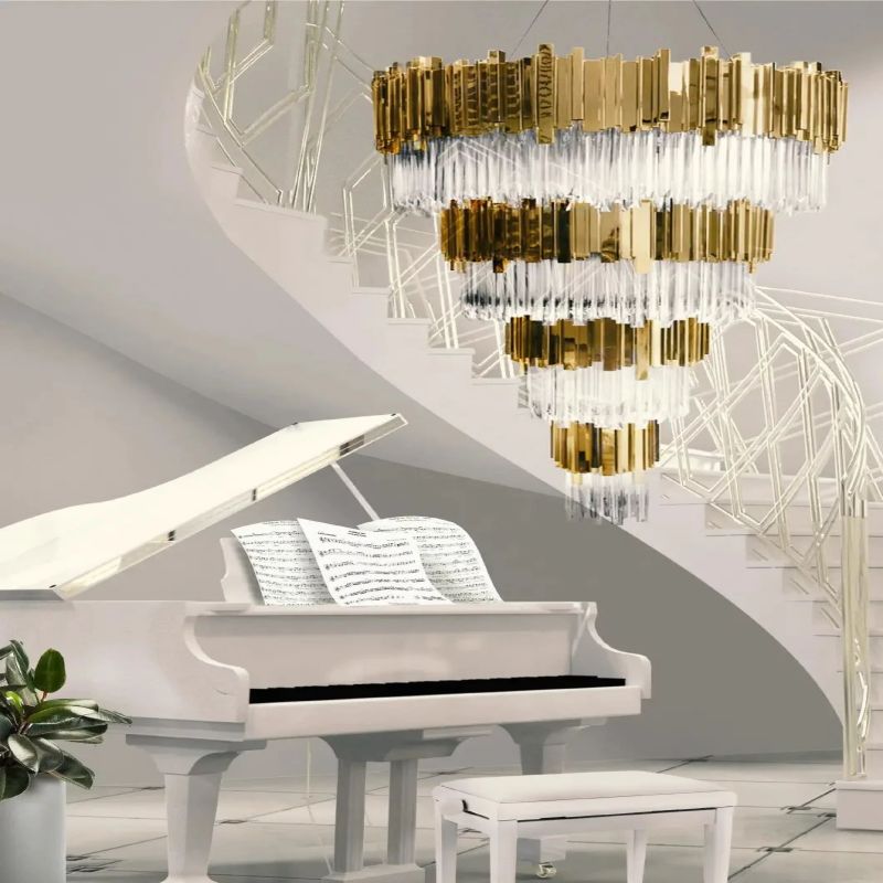 Empire Decorative 4-tier Round Chandelier - kimoylights
