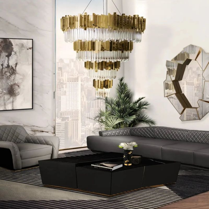 Empire Decorative 4-tier Round Chandelier - kimoylights