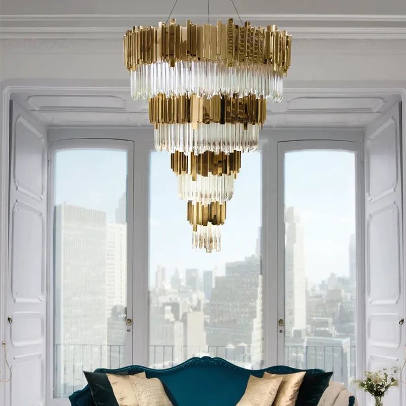Empire Decorative 4-tier Round Chandelier - kimoylights