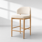 Eva Fabric Bar & Counter Stool