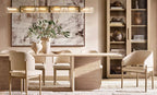 Eva Fabric Dining Armchair