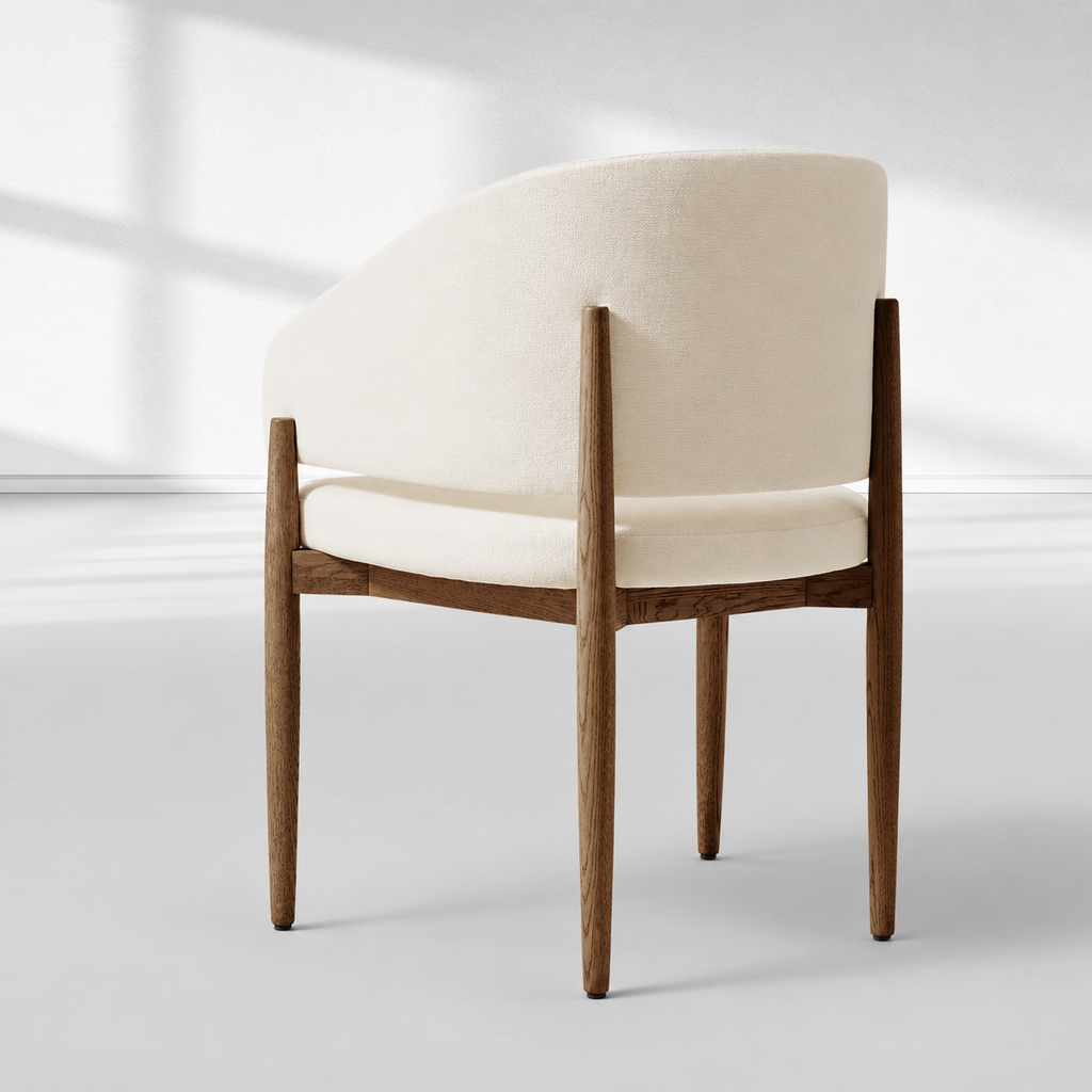 Eva Fabric Dining Armchair