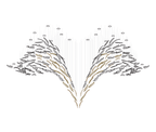Feather Handblown Glass Chandelier