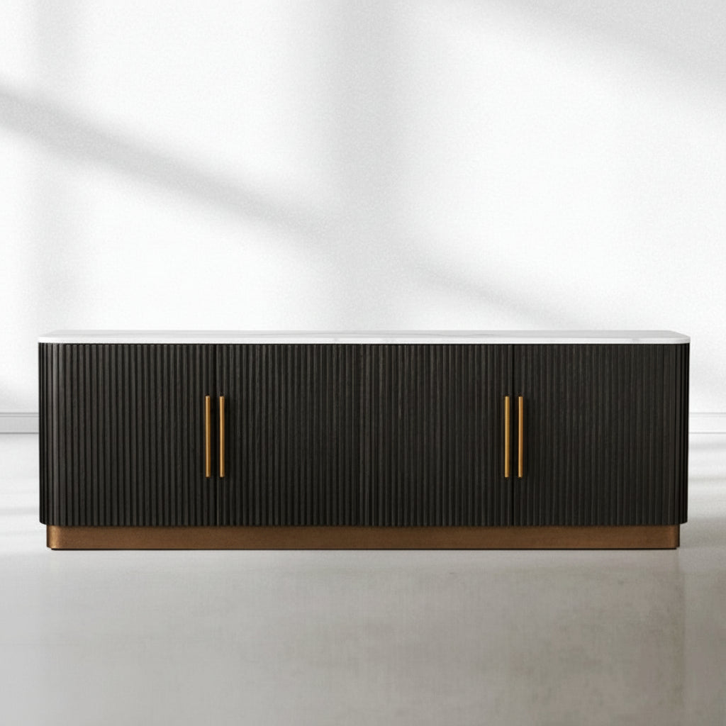 Finnley Fluted Media Console