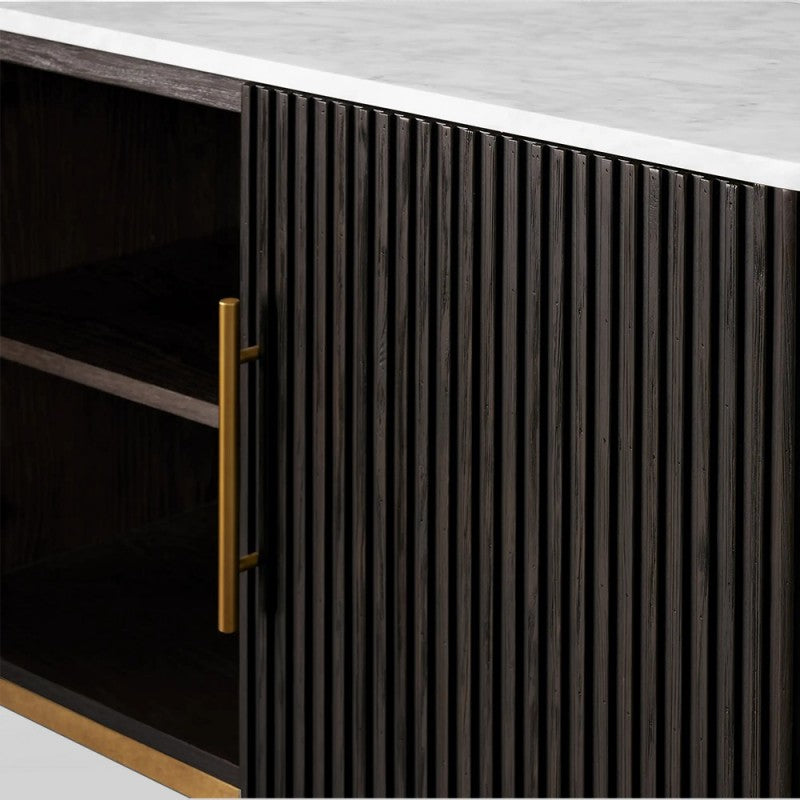 Finnley Fluted Media Console