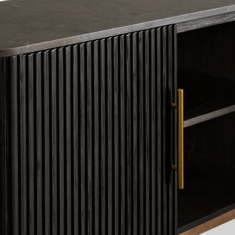 Finnley Fluted Media Console
