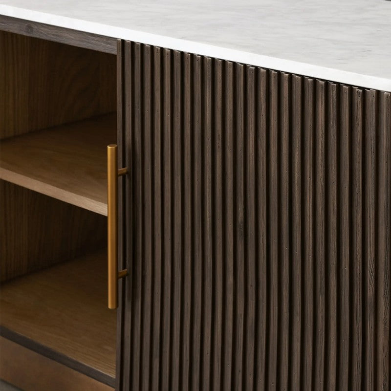 Finnley Fluted Media Console