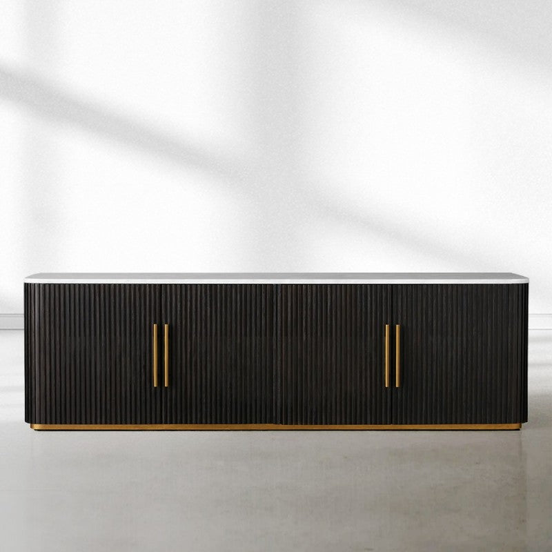 Finnley Fluted Media Console