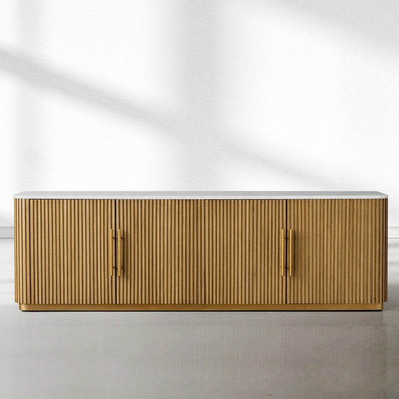 Finnley Fluted Media Console