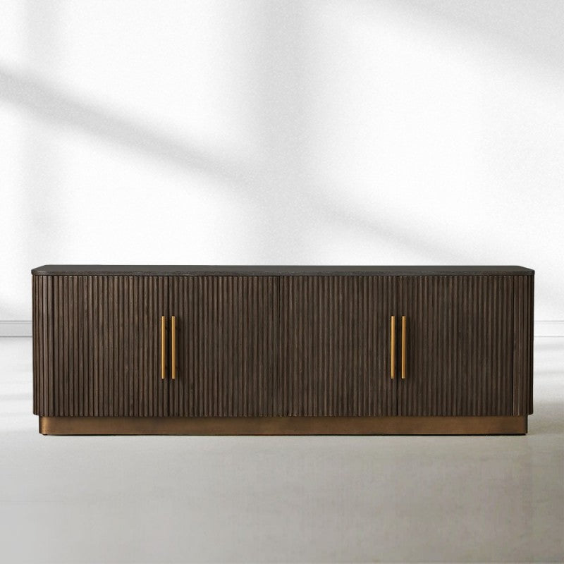 Finnley Fluted Media Console