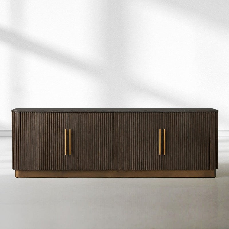 Finnley Fluted Media Console